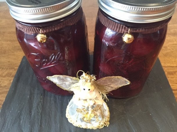 Pickled & spiced cherries recipe