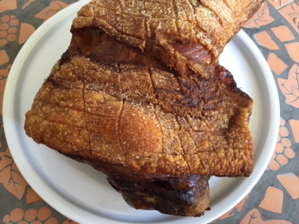 Pork with perfect crackling