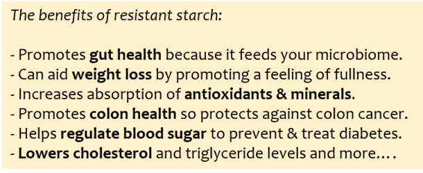 Benefits of resistant starch